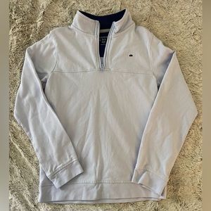 Boys Crown & Ivy Light Blue Quarter Zip Pullover - 7